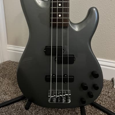 Fender Deluxe Zone Bass Guitar  2000’s - Metallic Pewter for sale