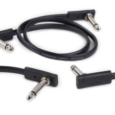Rockboard Flat Patch Cable 45 cm / 17.72 in, Black image 7