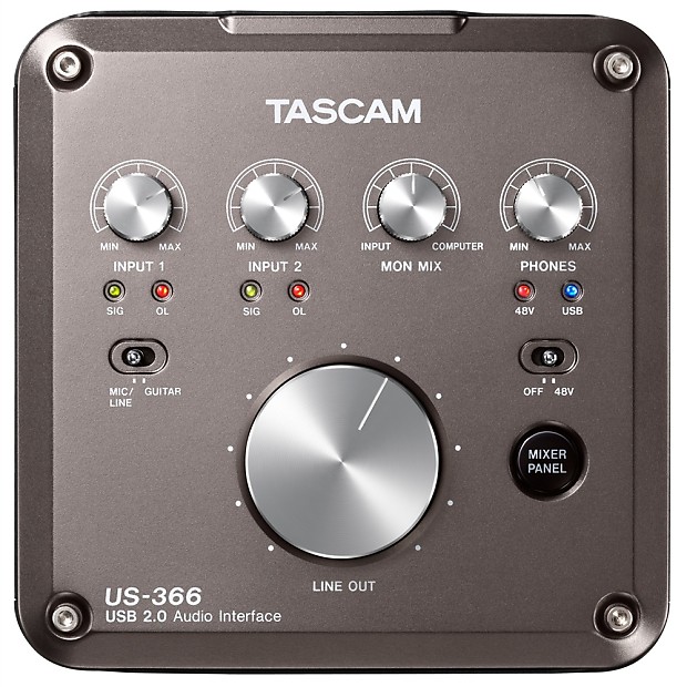 TASCAM US-366 USB Audio Interface image 1