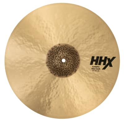 Sabian 17" HHX Complex Thin Crash Cymbal 11706XCN image 1