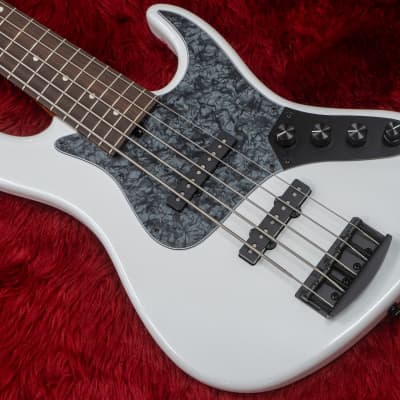 new】Kikuchi Guitars / Custom Bass 5 / snowflake whilte pearl #14