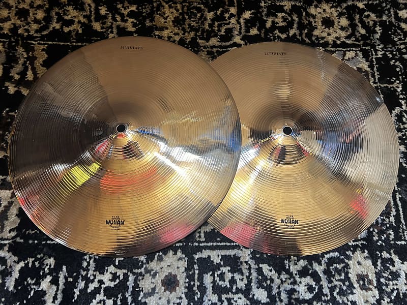 (MINT) Wuhan 14" Hi-Hats (Pair) image 1