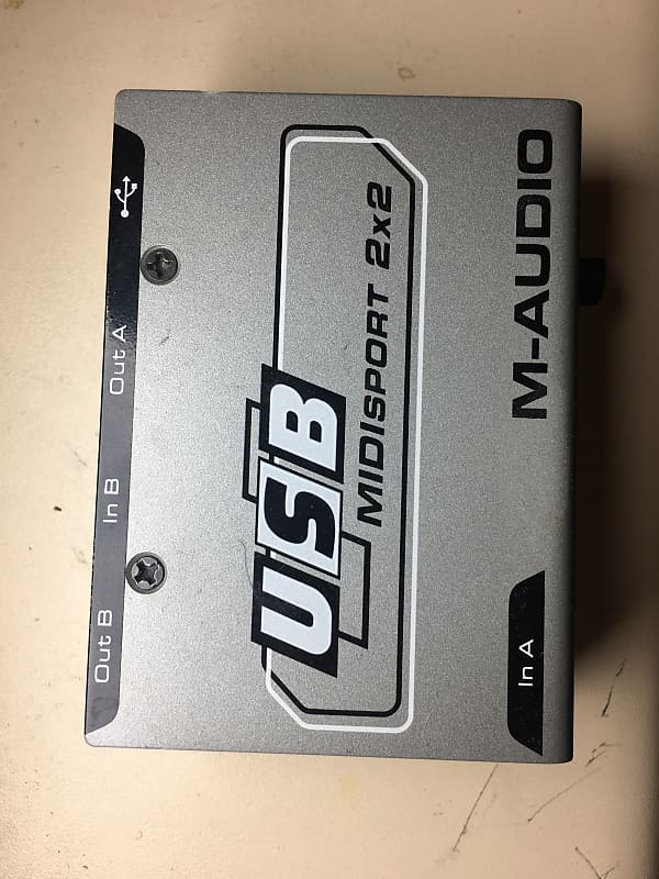 MAudio MidiSport 2x2 USB MIDI Interface Reverb
