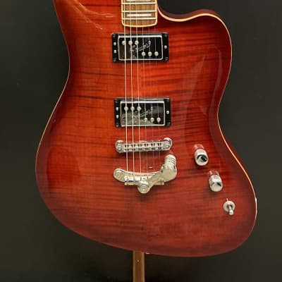Fender Select Carved Maple Top Jazzmaster HH 2013 - Cayenne Burst image 1
