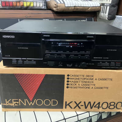 Kenwood KX-W4080 HiFi Stereo Double Cassette Deck with