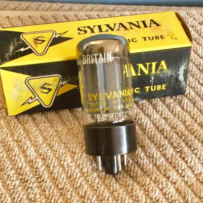 Mullard GZ34 / 5AR4 ノコギリ型 Sylvania Label Mullard GZ34 / 5AR4 ノコギリ型 Sylvania Label（Rectifier tubes）