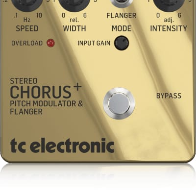 TC Electronic SCF GOLD SE special edition Stereo Chorus Flanger Pedal with 3 modulation modes image 4