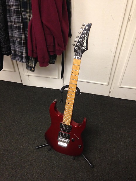 Washburn MG-34 Mercury Series 1990s Candy Apple Red | Reverb