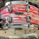 Tama MRS1465-RWO Starclassic Maple 14x6.5" Snare Drum Red & White Oyster with Chrome Hardware