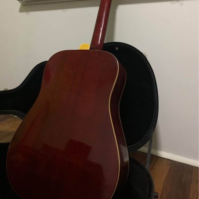 Terada ‘Hummingbird’ 12 String Acoustic Guitar 1970s Sunburst image 2