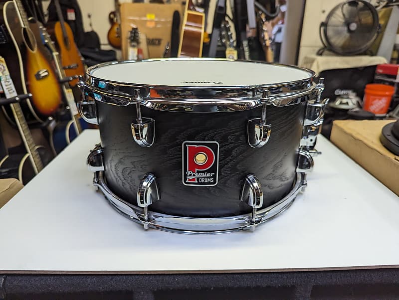 NEW! Premier Artist Series 7 X 13" Black Lacquer Birch Shell Snare Drum - Amazing Value! - Top Notch Tight Tone! image 1