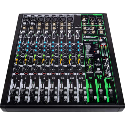 Mackie ProFX12v3 12-Channel Sound Reinforcement Mixer with Built-In FX +Gator Cases G-MIXERBAG-1515 Padded Nylon Mixer/Equipment Bag and Cables. image 4