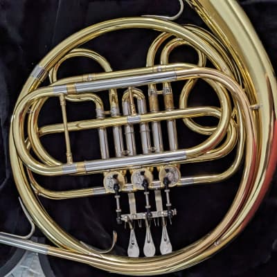 Jupiter JHR700 Standard Single French Horn 2010s - Lacquered Brass image 2