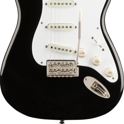 Squier Classic Vibe '50s Stratocaster Electric Guitar Maple FB, Black image 1