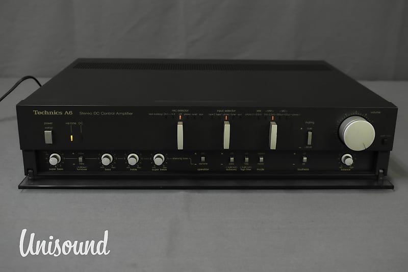 Technics DCコントロールアンプ SU-A6 Technics SU-A6 Stereo Control Amplifier Pre-Amp Audio Confirmed