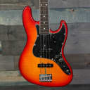 Fender Rarities Flame Ash Top Jazz Bass®, Ebony Fingerboard, Plasma Red Burst