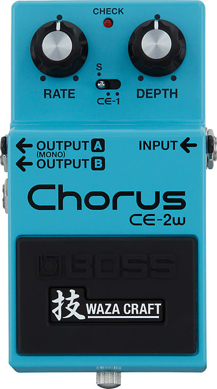 Boss CE-2W Waza Craft Chorus Guitar Effect Pedal image 1