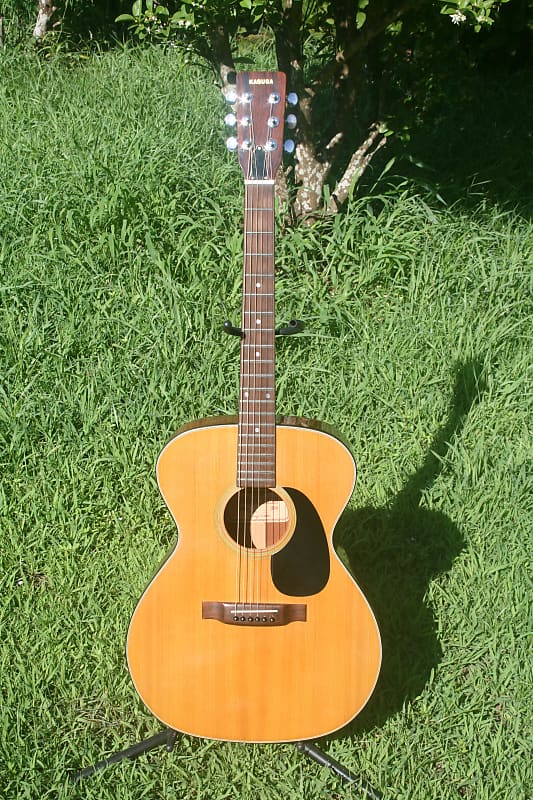 1972 Kasuga F311 (F-15) OOO size Guitar- Natural | Reverb