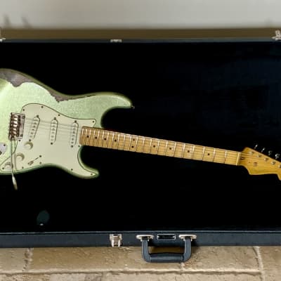 Fender Stratocaster Mid 2000s - Heavy Relic - Green Sparkle image 24