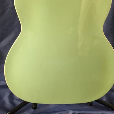 Triggs Archtop Oddysey Prototype Carve top 2008 Surf Green-Gold Hardware- Hardshell Case image 11