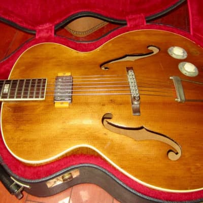 ~1949 Epiphone Zephyr Blonde w/ Deluxe Vintage Gibson Hard Case image 7
