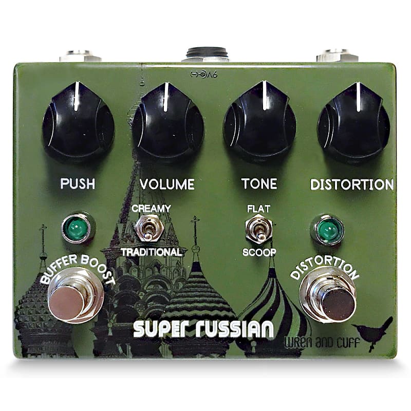 Wren and Cuff Super Russian Fuzz / Germanium Booster Effects Pedal