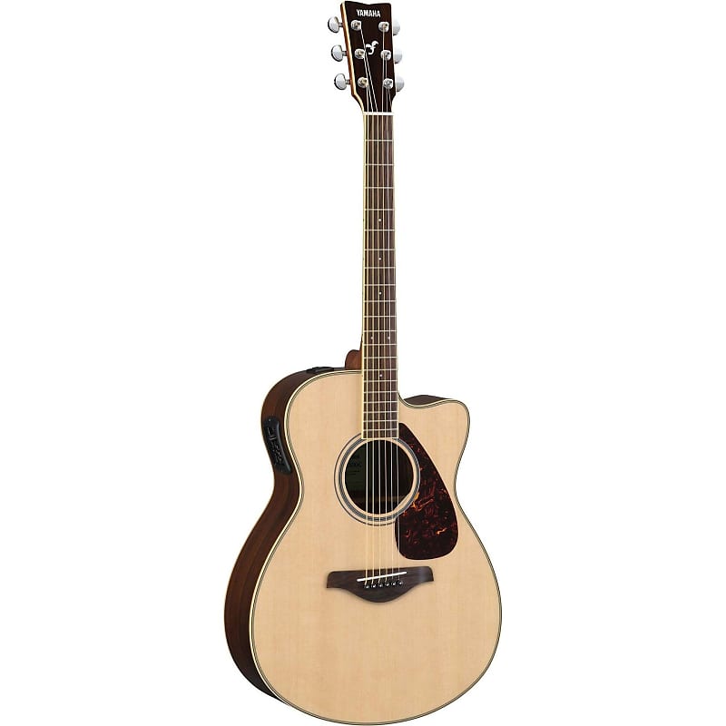 Yamaha FSX830C Small Body Cutaway Acoustic Electric Guitar - Natural image 1