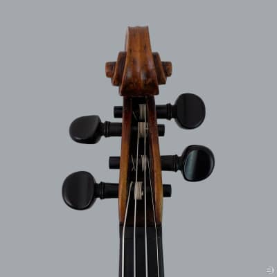 Antique Violin from Klingenthal, Germany - Labeled: J. N. Le Clerc - c. 1800 - LOB: 356 mm image 3