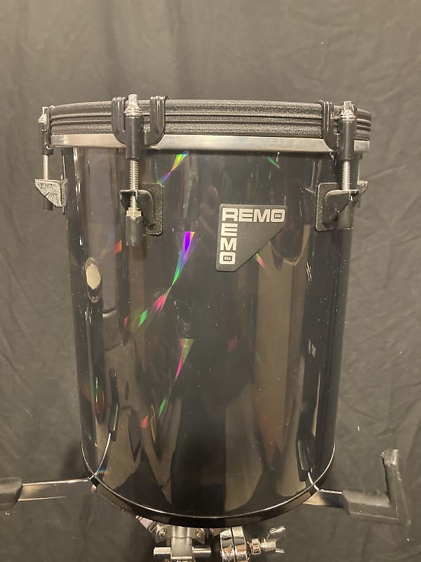 Remo - 10" Tunable Cuica - Black Rainbow image 1