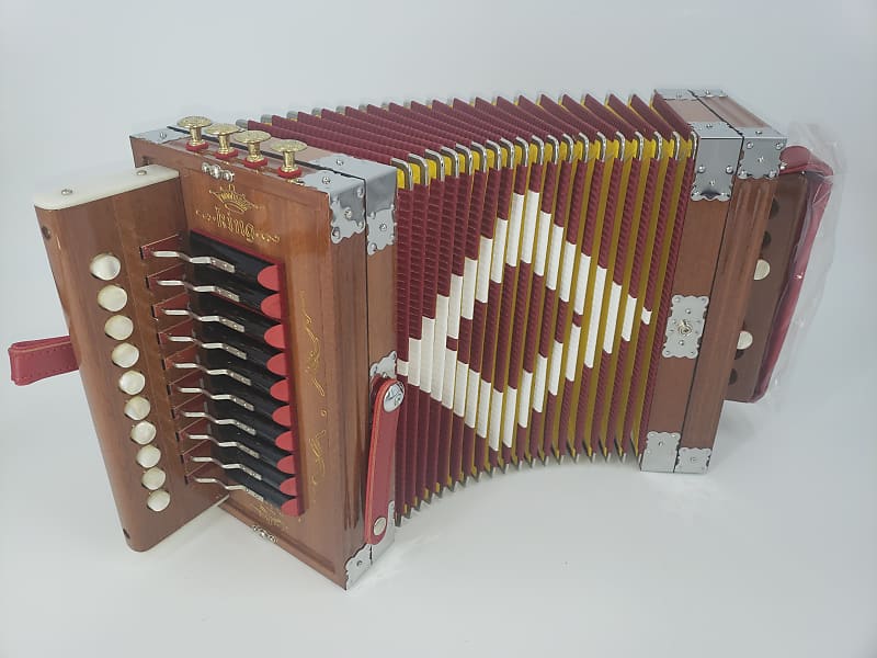 Gabbanelli King Cajun Mahogany Glossed Accordion Reverb
