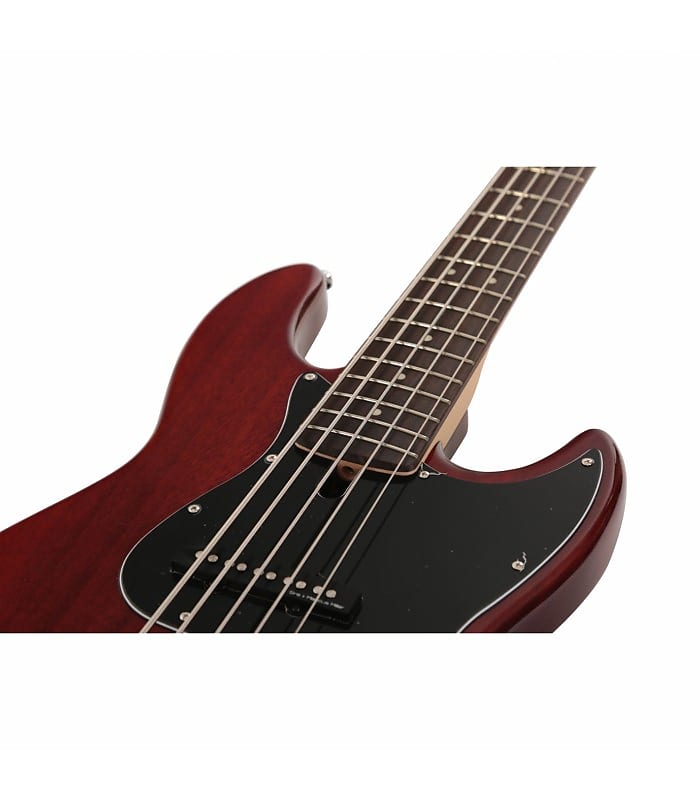 Basse Electrique 5 Cordes M. Miller V3-5 RS RN Red Satin