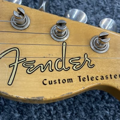 Fender Master Built 62 Tele Custom 2022 - Olympic White over 2-Tone Sunburst image 9