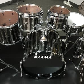Tama Starclassic Performer B/B Black Clouds  Silver Linings  4 piece shell kit w/ matching snare image 9