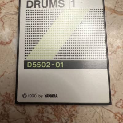 Yamaha SY/TG55 Drums 1 Voice data card