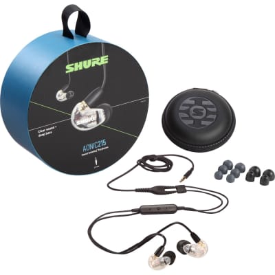 Shure SE215DY+UNI Wired In-Ear Monitors with Mic & Remote | Reverb