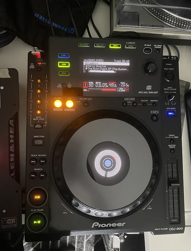 Pioneer CDJ-900 2009 Black | Reverb