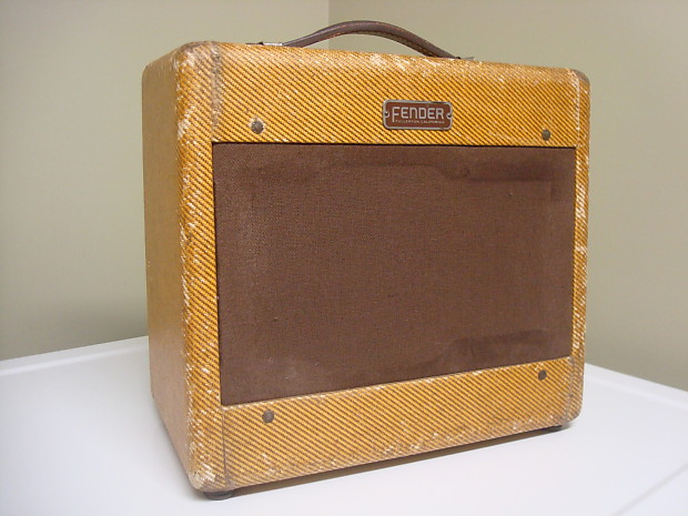 Vintage 1955 Fender Princeton Tweed 5d2 Guitar amp -recently serviced! |  Reverb