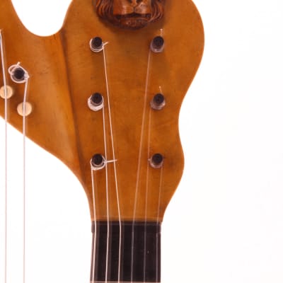 Albertus Blanchi harp guitar 1900 - masterbuilt romantic guitar - check video! image 6