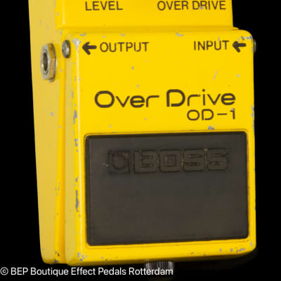 ギター BOSS OD-1 1981 Boss OD-1 Overdrive 1979 Japan s/n 8900 Long Dash Silver