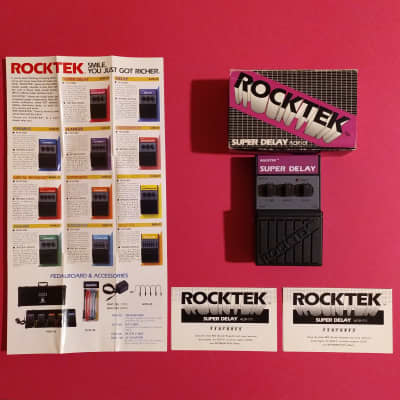 Rocktek ADR-01 Super Analog Delay near mint w/box, manual & catalog image 2