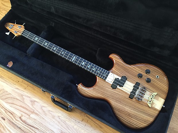 1988 Alembic Persuader PMSB-5 5-string Bass signed by
