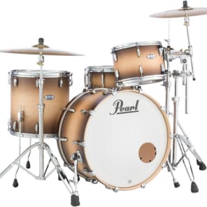Pearl Masters Maple Complete 3-piece Shell Pack - 24" Kick - Satin Natural Burst image 1