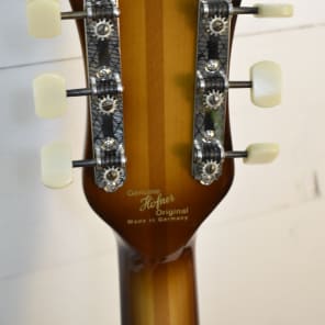 2015 Hofner HCG50 6 String Guitar Sunburst German Made with OHSC #6160 image 4