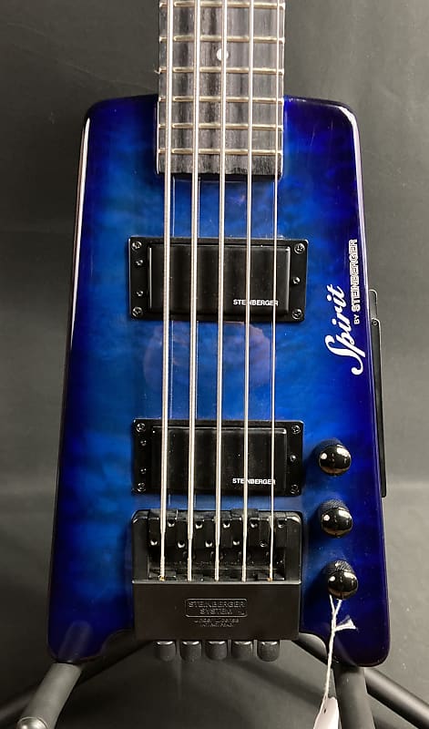 steinberger spirit XT-25 ★ 5弦 シースルーブルー Steinberger Spirit XT-25 (5-String) Quilt Top Standard Bass