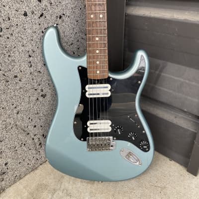 Fender Standard Stratocaster with Rosewood Fretboard  Surf Green metallic electric guitar Rosewood Blue image 1
