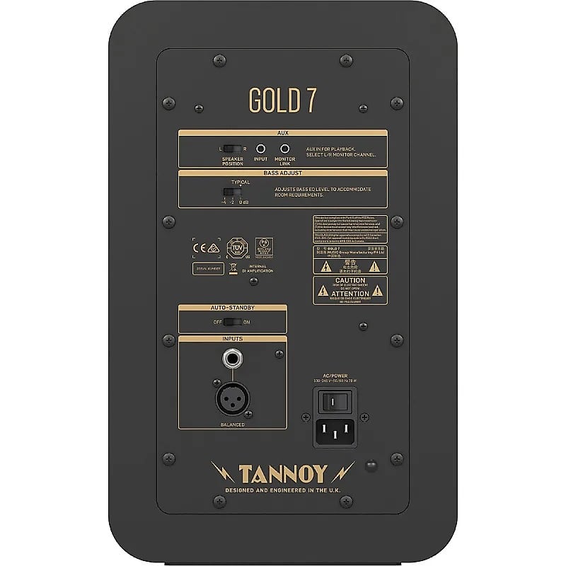 Tannoy GOLD 7 Dual-Concentric 6.5" Powered Studio Monitor (Single) image 2