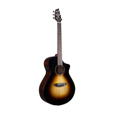 Breedlove Performer Pro Concert CE 6-String European Spruce Top Acoustic Electric Guitar with Slim Neck and Stain Black Bridge (Right-Handed, Tobacco Burst) image 3