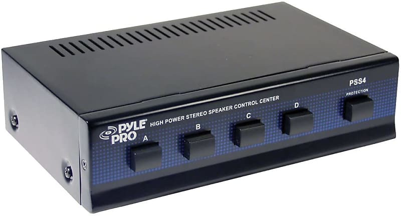 Pyle - PSS4 - 4-Zone Channel Speaker Switch Selector  			