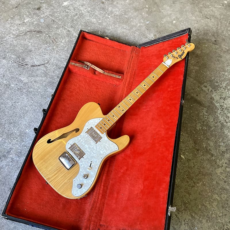 Greco Gneco Telecaster thinline c 1974 Natural original