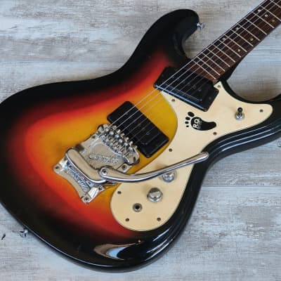 1960's Morales Japan (Mosrite) Ventures Offset Guitar (Vintage Sunburst) for sale